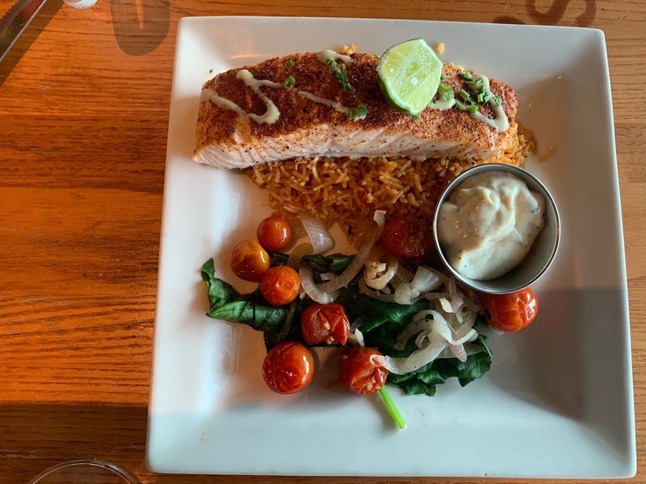 Chillies Fish & Sauteed Veggies